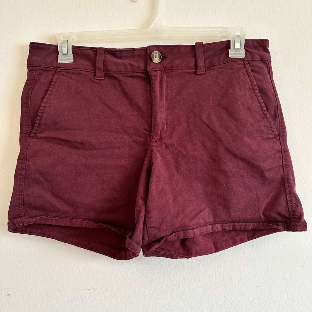 AEO Twill Midi Shorts